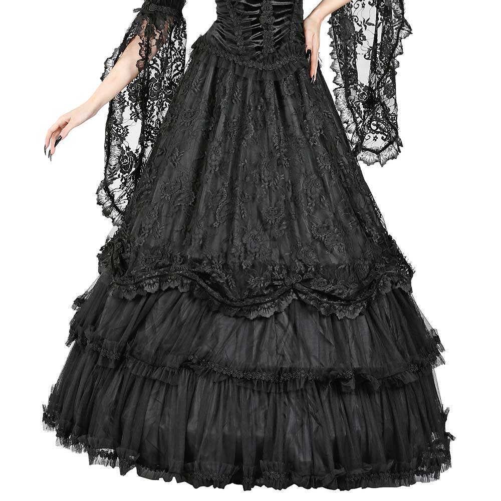 Sinister - 1028 Jupe longue - Noir Product image
